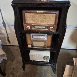 Victrola  Cabinet and  Radios 