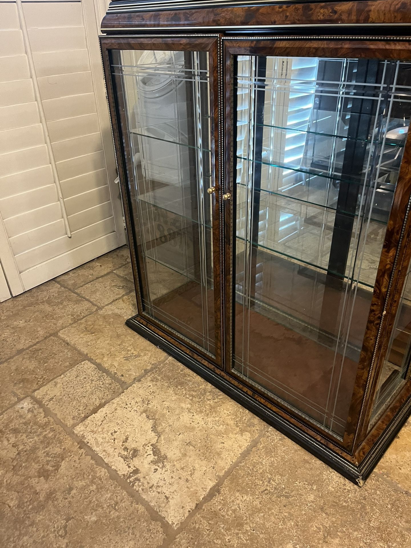 Glass Display Curio