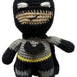 Batman stuff Crochet Doll PLUSH figure toy Amigurumi handmade NEW-USA seller