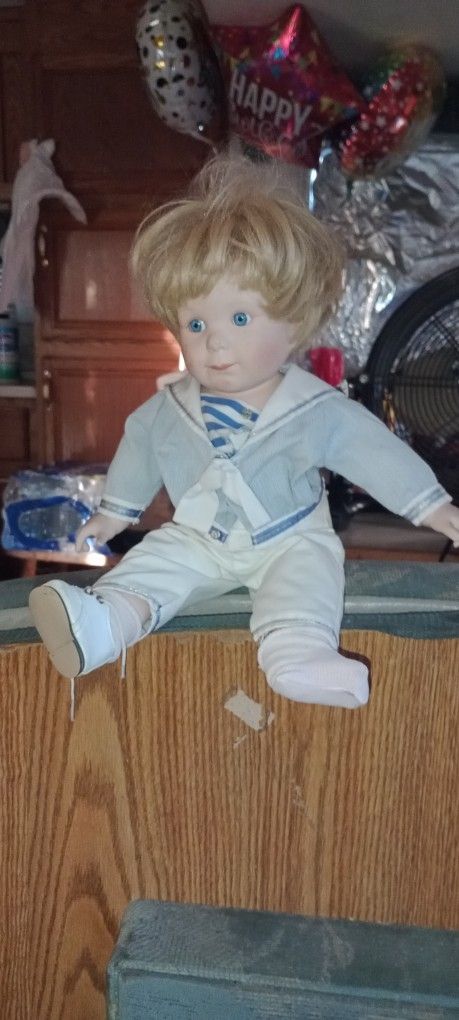 Boy Porcelain Doll
