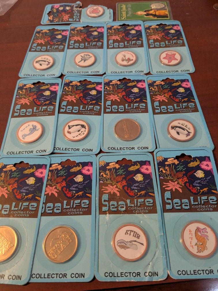 Sea Life Collector Coins 