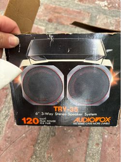 Vintage car speakers - includes manual !