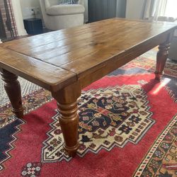 Vintage Pottery Barn Coffee Table 