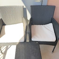 Outdoor Patio Chair Set (3-Piece)