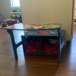 Mickey Mouse 3 In 1 Storage Table & Chair
