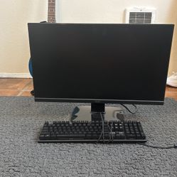 Gaming Monitor And Keyboard