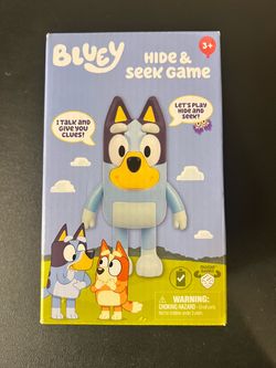Interactive Bluey Hide and Seek Toy Figure 6 Inch Musical Active Play Fun NEW