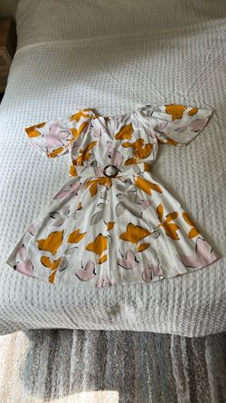 beautiful linen dress “LOFT” size 4