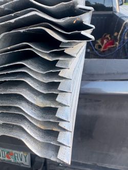 Corrugated Metal Roofing Panels , fencing, decoration 8 ft by 20 inches delivery available