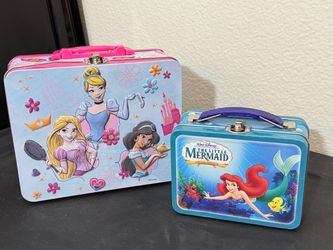 Collectible old school tin lunch box