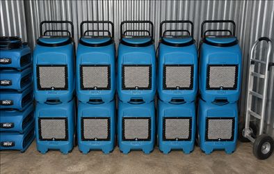 Lot of 10 Used Dri-Eaz DrizAir 1200 Dehumidifiers