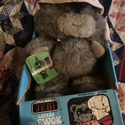 Latara the Ewok Vintage Star Wars Stuffed Animal