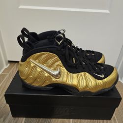 Foamposite Pro, Gold Metallic