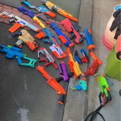 NERF gun arsenal 