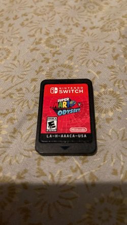 Super Mario Odyssey Nintendo switch cartridge only