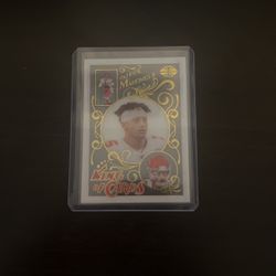 Patrick Mahomes ACETATE KING OF CARDS PANINI ILLUSIONS GOLD FOIL INSERT 