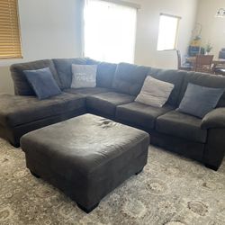 Gray Sectional 