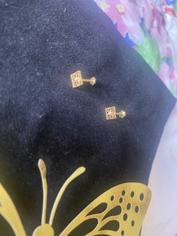 12k gold and diamond set