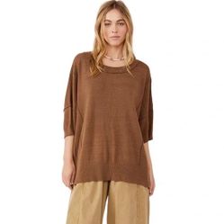 Free People WFH Sweater Tee Size XS