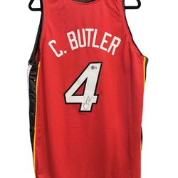 Caron Butler Signed Custom Jersey Auto Beckett Witnessed NBA Champion