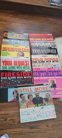 Vinyl LP sing along with Mitch Miller