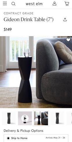 West elm Gideon drink table