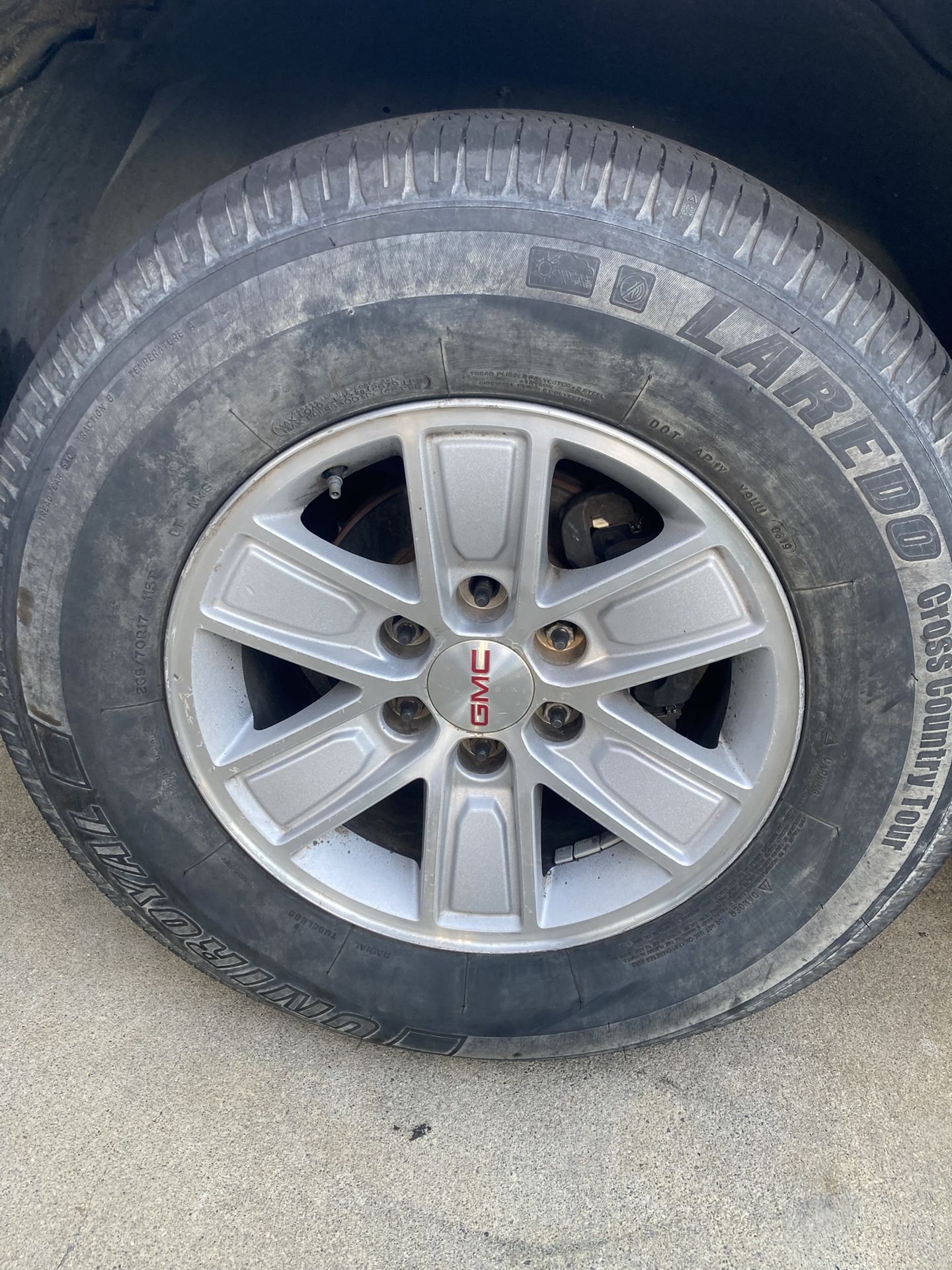 17 Inch GMC 6x5.5