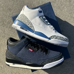Jordan 3 Retro Levi Indigo 