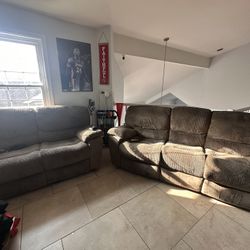 Brown Reclining Couches