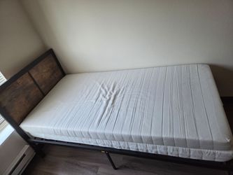 IKEA MEISTERVIK Foam Mattress, Twin firm/white