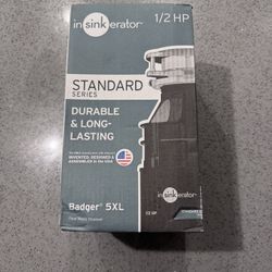 Garbage Disposal Badger 5XL- 1/2 HP(Power chord Not Included)