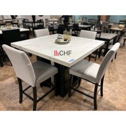 5 Piece counter height dining table set  - Limited Time Offer 