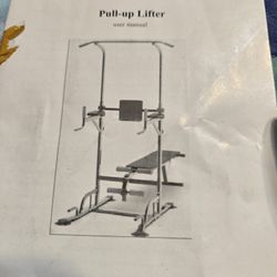 Pull Up Lifter with bench 