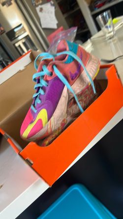 Nike free RN FLYKNIT kids youth purple, pink and turquoise