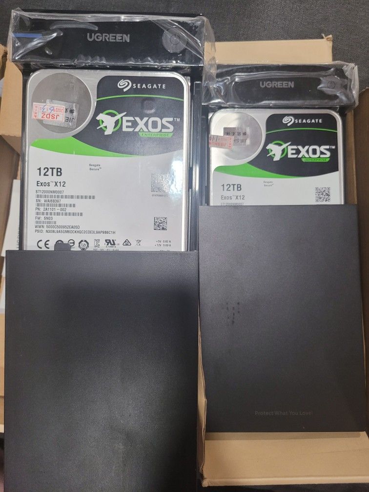 2x Seagate 12TB Hyperspin Game Collection. Read Description.