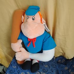 Casey at the Bat Large 32" Disney Parks Plush Baseball Player