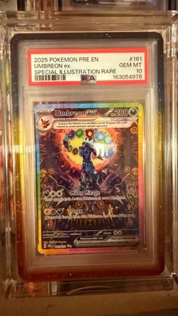 PSA 10 Umbreon Ex PSA 10 161 pokemon card
