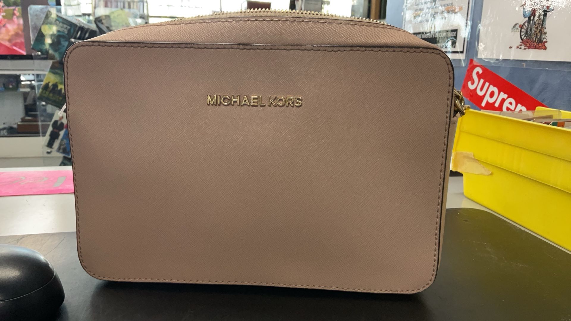 Pink Michael Kors Purse W/ Bag Strap