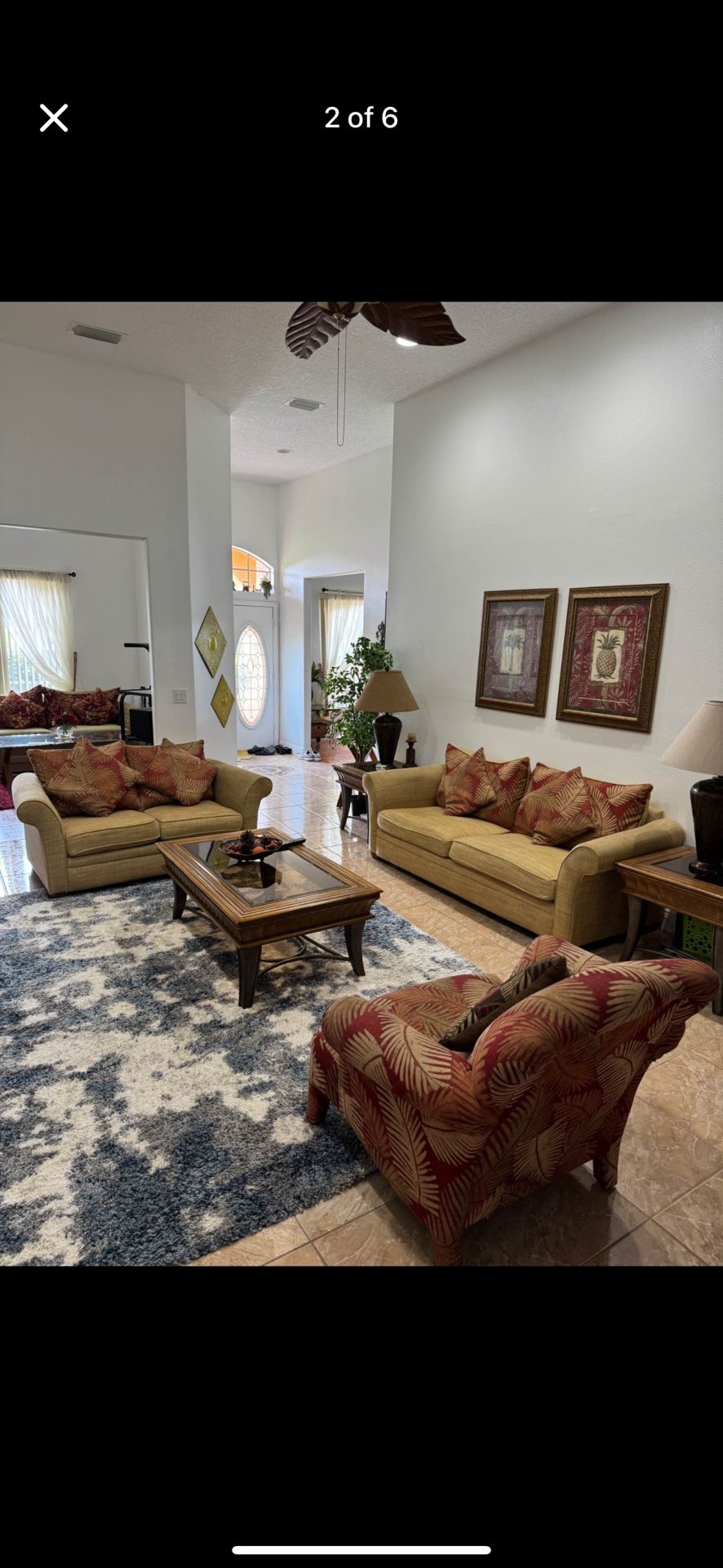 3 Pc Living Room Set