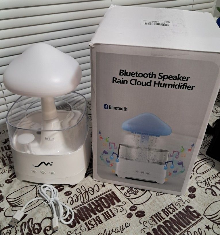 Bluetooth Speaker Rain Cloud Humidifier 