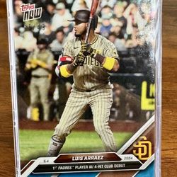 2024 Topps Luis Arraez Padres Debut Card