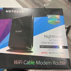 Nighthawk Cable Modem Router 