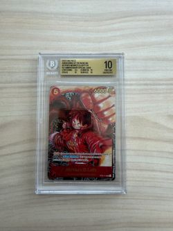 One piece luffy 1st anniversary special card BGS 10