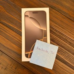 iPhone 16 Pro Max - Factory Unlocked