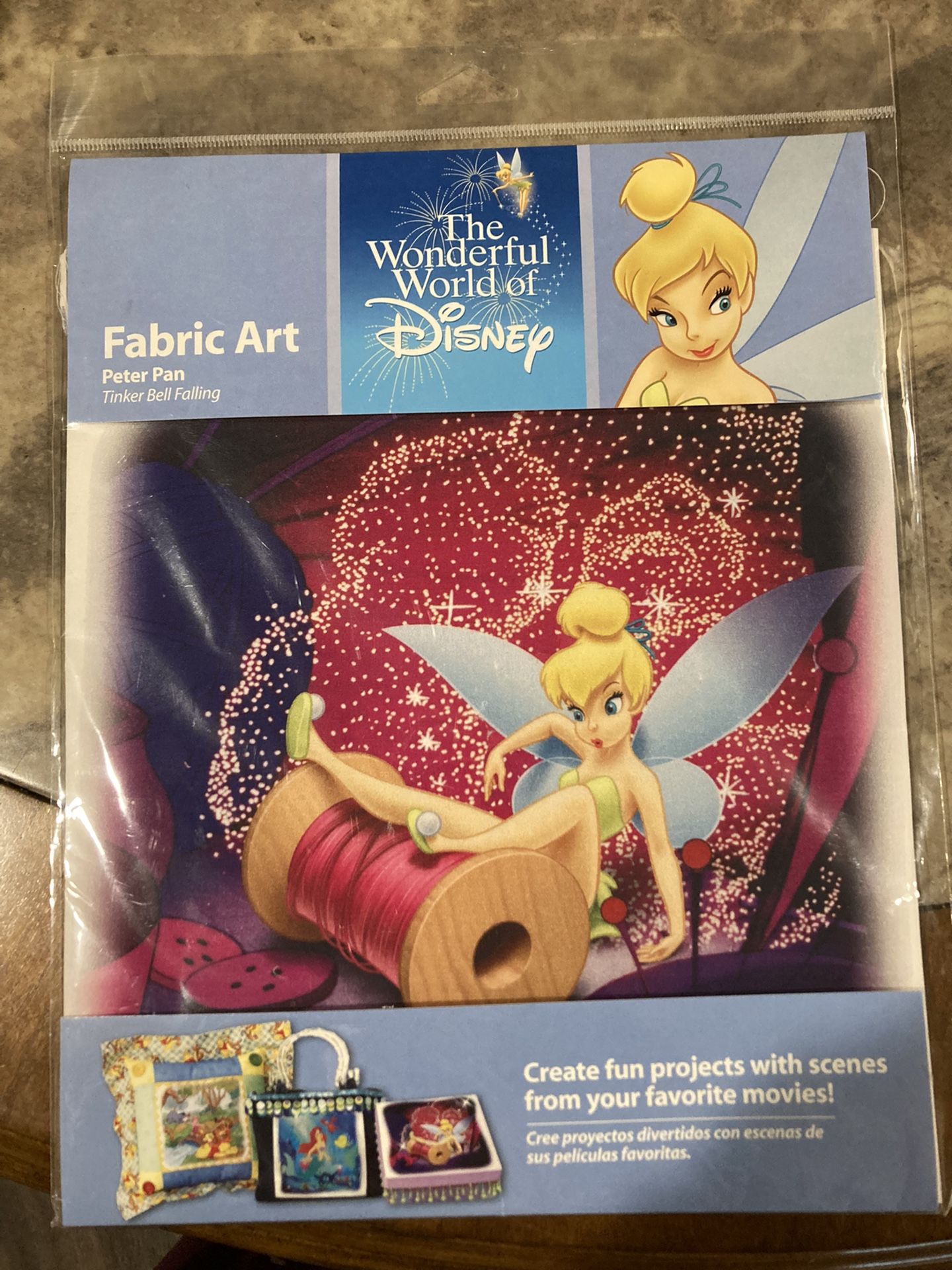 Tinkerbell Fabric Art Craft