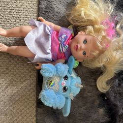 Baby Doll And Squishy Plush Doll 