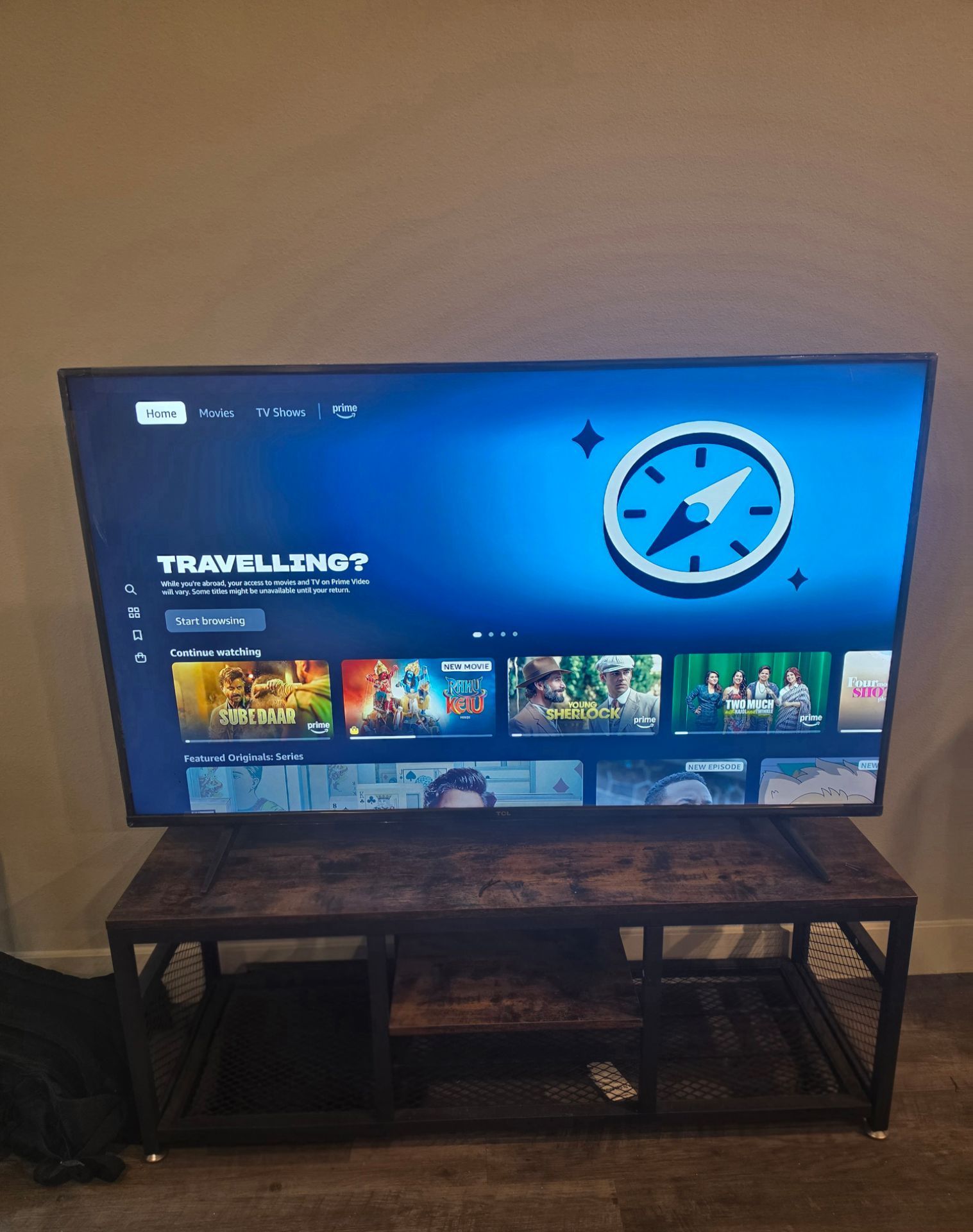 TCL 55” 4K Smart TV + TV Stand