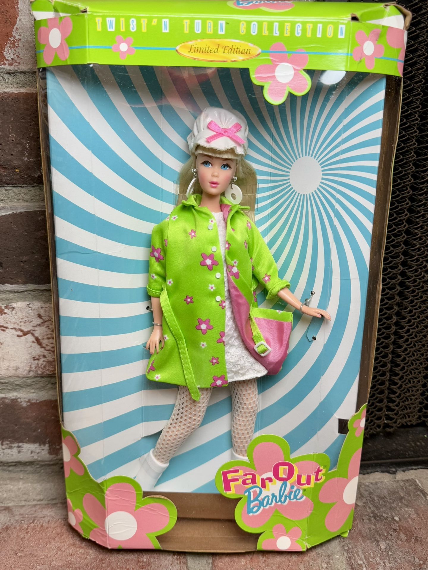 Far Out Barbie Doll Limited Ed. Twist & Turn Collection Mattel. See photos for condition. Damage box, selling as is.