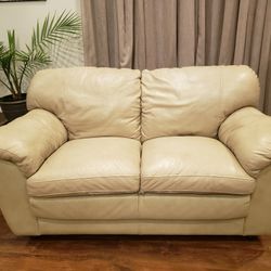 Leather Couch Sofa and Chair