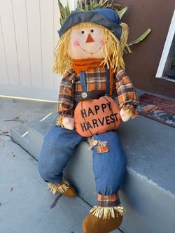 Happy Harvest Scarecrow Fall Decoration